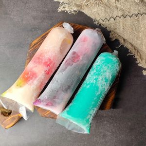 ถุงพลาสติกใส่ไอศกรีมแบบกำหนดเอง ถุงทำไอติม DIY สำหรับโยเกิร์ต สมูทตี้ ผลไม้แช่แข็ง และบรรจุภัณฑ์ไอติมแท่ง - Product Image 4