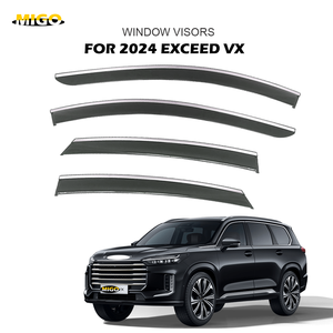 2024 चेरी के लिए प्रीमियम विंडो डिफ्लेक्टर्स ने vx. 4 टुकड़ा पवन और वर्षा गार्ड. uv-प्रतिरोधी धुआं टिंट. उपकरण मुक्त स्थापना - Product Image 2