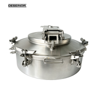 Couvercle de manhole de 20 pouces à double couvercle pour camion-citerne de liquides corrosifs, avec décompression d'urgence