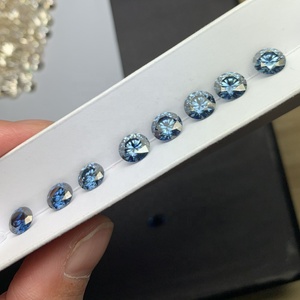 GRA Certificado Rodada rosa Verde Azul <span class=keywords><strong>Moissanite</strong></span> Diamante Preço Por Carat Atacado Moissanites Usado para 14K/18K Ouro Moissanites - Product Image 5