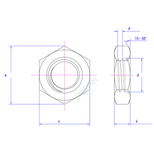 Din439 mỏng <span class=keywords><strong>Hex</strong></span> hạt 304 thép không gỉ thấp <span class=keywords><strong>Hex</strong></span> hạt Metric hình lục giác phẳng Mứt hạt GB tiêu chuẩn - Product Image 6