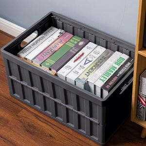 64L Collapsible <b>Storage</b> Bins with Lids Folding Lidded Car <b>Storage</b> Bins Crates Plastic Grocery <b>Camping</b> <b>Storage</b> <b>Box</b> - Product Image 5