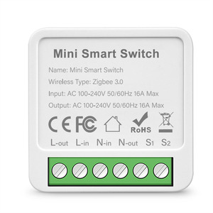 Módulo <span class=keywords><strong>de</strong></span> Relé Inteligente Tuya WiFi Zigbee 1CH 2CH 3CH 4CH, Controlador <span class=keywords><strong>de</strong></span> Interruptor AC100-240V, Compatible con Alexa y <span class=keywords><strong>Google</strong></span> Home, Automatización <span class=keywords><strong>de</strong></span> Iluminación - Product Image 2