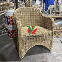 Chaise de salle à manger en rotin bambou indonésie