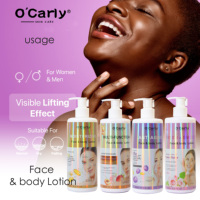 La meilleure crème pour le visage à la vitamine C biologique O'carly, lotion corporelle super blanchissante pour les mains, pour les peaux noires.