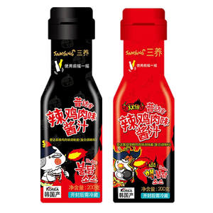 Samyangs coreanos, salsa de fideos de pavo, sabor a pollo picante, salsa <span class=keywords><strong>ramen</strong></span> caliente, aperitivo exótico, 200g - Product Image 1