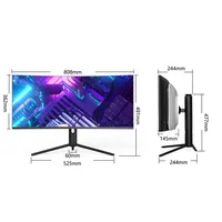 34 Inch All in One Computer Core I9 I7 I5 13th DDR4 16GB 512GB SSD 4K Curved Screen Desktop Monoblock All in One PC