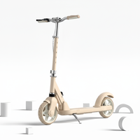 Patinete Plegable de 3 Ruedas de PU para Adolescentes, Niños y Adultos, Ligero, Diseño de un Solo Pie, Asiento Incluido, Juguete para Niños