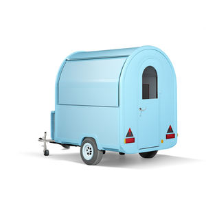 हॉट सेल चीनी मोबाइल फूड कैटरिंग ट्रक 4 पहियों के साथ रसोई ट्रेलर रसोई ट्रेलर - Product Image 6