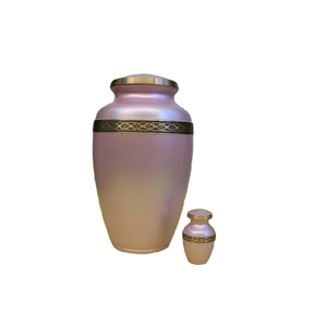 Urne de crémation en laiton bande gravée urne de cendres humaines fabriquée à la main meilleure qualité nouveau Design urne de cendres souvenir métallique vente chaude - Product Image 4