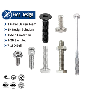 Không gỉ din7991 Bolt M6 2mm 120mm chiều dài kích thước gặt đập ngược ren lục giác HEX ổ cắm chìm phẳng hạt ốc vít bu lông - Product Image 1