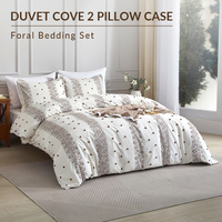 Ensemble de housse de couette en jacquard de luxe 100% coton, 3 pièces, écologique, antibactérien, certifié OEKO-TEX, pour mariage et usage hospitalier