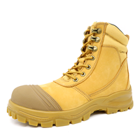 Bottes de randonnée de haute qualité en cuir nubuck, avec embout en fibre de verre, anti-perforation, antidérapantes, semelle en caoutchouc résistante à l'huile