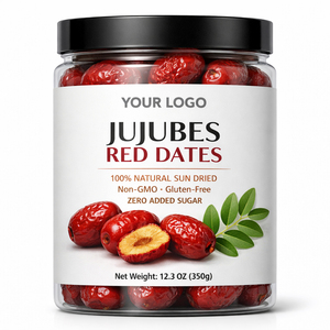 Jujubes séchées au soleil 100% naturelles, dattes rouges, fruits entiers, <span class=keywords><strong>sans</strong></span> OGM, <span class=keywords><strong>sans</strong></span> <span class=keywords><strong>gluten</strong></span>, collation saine, dattes chinoises - Product Image 1