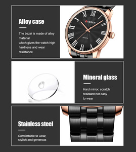 8422 CURREN นาฬิกาควอทซ์สำหรับผู้ชายพร้อมตัวชี้เรืองแสงตัวเลขขนาดใหญ่ปฏิทินสายสแตนเลสจอแสดงผลแบบอะนาล็อก - Product Image 5