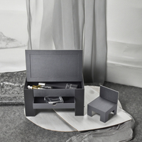 Boîte de rangement de mini coiffeuse de décoration de miroir recyclable réutilisable de créativité personnalisée