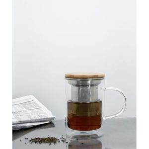Teiera <span class=keywords><strong>in</strong></span> <span class=keywords><strong>Vetro</strong></span> <span class=keywords><strong>Borosilicato</strong></span> con Infusore <span class=keywords><strong>in</strong></span> Acciaio Inox, Resistente al Calore, 350ml, Ecologica, Fatta a Mano per Casa e Ufficio - Product Image 2