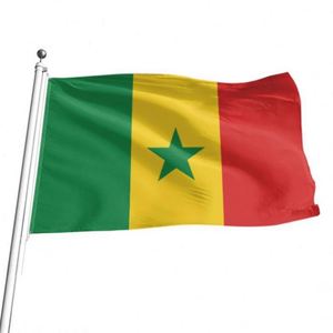 ผู้ผลิตขายส่งธงเซเนกัลขนาด 3x5 ฟุต 90x150 ซม. ผ้าโพลีเอสเตอร์ 100D ราคาดีที่สุด ธงและป้ายแบบกำหนดเอง - Product Image 3