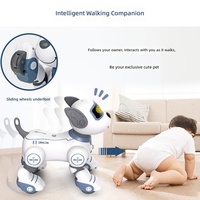 Chien robot interactif vocal intelligent transfrontalier, sensible au toucher, chantant et dansant, programmable, télécommandé, jouet éducatif