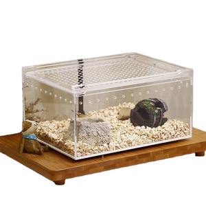 กล่องเพาะพันธุ์สัตว์เลื้อยคลานขนาดเล็กทำจากอะคริลิคใสระบบแม่เหล็กกล่องเพาะพันธุ์สัตว์เลื้อยคลานสำหรับทารันทูล่าแมงป่องสลิง<span class=keywords><strong>ไอ</strong></span><span class=keywords><strong>โซ</strong></span><span class=keywords><strong>พอ</strong></span><span class=keywords><strong>ด</strong></span>ส์แมงมุมไม่มีกระ<span class=keywords><strong>ด</strong></span>ูกสันหลัง - Product Image 1