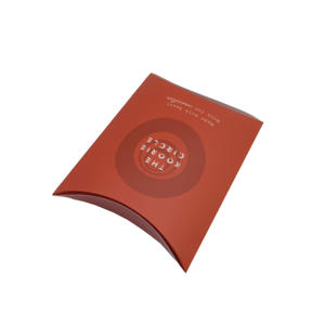 メーカーカスタム印刷ロゴキャンディピロー包装ギフトボックス段ボール紙リサイクル材料フォルダータイプ - Product Image 2