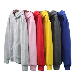 Sweat à capuche surdimensionné personnalisé pour homme, style streetwear, à manches longues, uni, anti-plis et respirant - Product Image 5