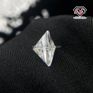 Pietra Moissanite Taglio Triangolare Sciolto di Alta Qualità Direttamente dalla Fabbrica SICGEM, Colore D, Purezza VVS1 - Product Image 4