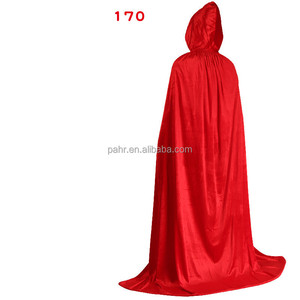 Nero rosso bianco <span class=keywords><strong>verde</strong></span> blu viola mantello Costume di Halloween con cappuccio per bambini/adulto velluto strega mantello TV e film ispirato - Product Image 3