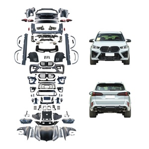 Kit carrosserie 2007-2013, modification et amélioration du pare-chocs avant et arrière, nouveau modèle 2024 F95 LCI, comprend des découpes pour les feux antibrouillard pour BMW X5 E70 - Product Image 1