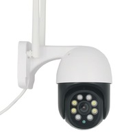 Caméra de sécurité extérieure sans fil PTZ 2MP, étanche, 360° °   Caméra de surveillance intelligente à vision nocturne HD avec couverture panoramique
