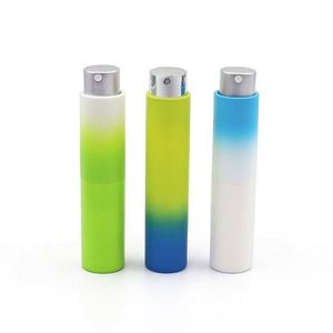 Wholesale Customize Aluminum Case Glass 8Ml Pocket Sized Gradient Color Refillable <b>Mist</b> Spray Luxury Perfume <b>Bottle</b> Paper Box - Product Image 1