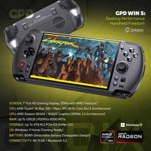 WIN 5 Win5 Gaming Handheld <span class=keywords><strong>PC</strong></span> Al Max+ 395 Al Max 385 32GB 64GB 128GB LPDDR5X 1TB 2TB 4TB NVMe SSD Tragbare Spielekonsole - Product Image 3