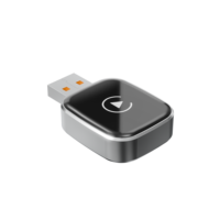 Mini adaptateur sans fil 2-en-1 USB-C pour CarPlay et Android Auto, très compact, avec WiFi 6 + Bluetooth 5.4 et design discret