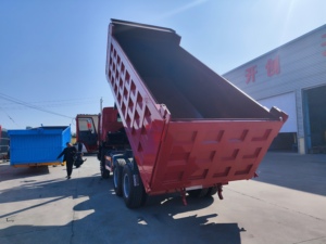 รถดัมพ์เหมือง Howo ดีเซลใหม่ 6x4 ยูโร 3 พวงมาลัยซ้าย กล้องมองหลัง 360 องศา รับน้ำหนัก 31-40 ตัน เครื่องยนต์ Weichai 351-450 แรงม้า - Product Image 2