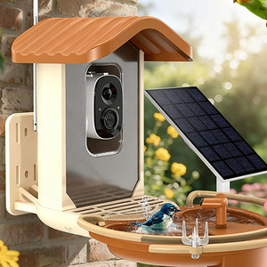 กล้องติดตั้งที่ให้อาหารนกอัจฉริยะ ความละเอียด 2K HD พร้อมระบบ AI มองเห็นได้ในที่มืด ควบคุมผ่านแอพพลิเคชั่น ใช้พลังงานแสงอาทิตย์ รองรับการตรวจจับความเคลื่อนไหว - Product Image 5