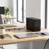 Système d'alimentation sans interruption (ASI) monophasé interactif en ligne avec batterie au plomb-acide BK850 108Wh LED intelligent 450VA 500VA 240W 50Hz pour Sécurité/Moniteur/Alarme