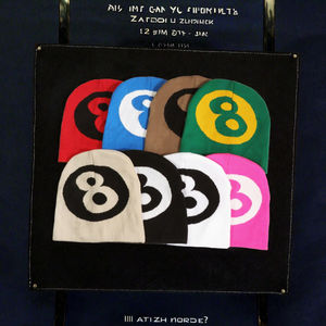 Custom Logo Hand Drawn Multi Color Winter <b>Beanies</b> New Casual Outdoor Travel Cold Weather Easy Care 100% Acrylic - Product Image 3