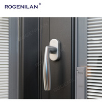Ventana Corredera de Aluminio con Ahorro de Energía Personalizada ROGENILAN, Ventanas Correderas con Doble Acristalamiento Low-E y Mosquitera