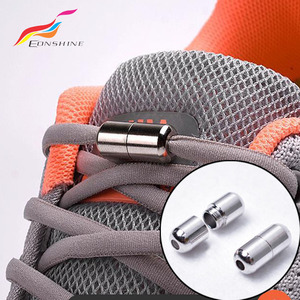 2019 Meilleure Vente De Lacets Ronds Bouchons Décoration De Chaussures En Métal Lacets Serrures - Product Image 2