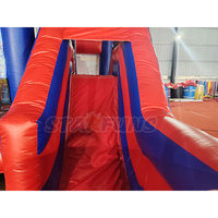 Château gonflable à thème Spiderman, combo de château gonflable pour enfants avec toboggan pour les événements de fête en plein air