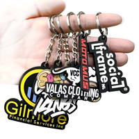 Gantungan Kunci Karet Custom Logo Personalisasi PVC Lembut Souvenir Promosi Bisnis Iklan