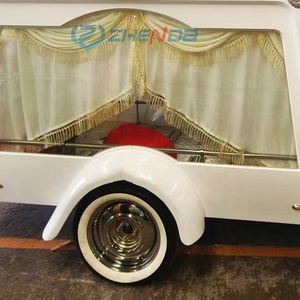 Customized Retro European Style Funeral Coffin <b>Car</b> Funeral Ceremony Coffin Carriage <b>Trailer</b> Non-powered Funeral Hearse - Product Image 6