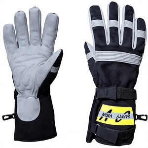 Gants de pompier personnalisés de haute qualité, fabriqués en cuir véritable à 100 %, ignifuges, respirants, écologiques, utilisables en toutes saisons pour hommes - Product Image 2