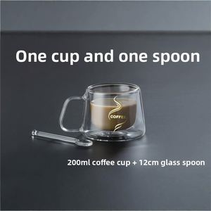 Nouvelle Tasse en Verre à Double Paroi Isolée Thermiquement, Style Élégant, Recommandée pour l'Export, pour Café, Lait et Usage Domestique - Product Image 4