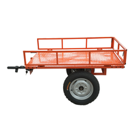 Carro eléctrico portátil todo terreno de superficie plana, plataforma de acero de 500kg, construcción de Metal para rescate de incendios, desastre de terremoto