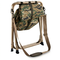 Fauteuil pivotant camouflage moderne en gros avec glacière et sac de rangement - Mobilier d'extérieur pliable, durable et stable pour la pêche/la plage