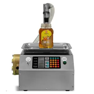 Máquina de llenado de bomba magnética de enlatado CNC, líquido para agregar pegamento líquido, cantidad automática, tipo de pesaje pequeño