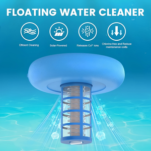 Ioniseur de <span class=keywords><strong>piscine</strong></span> à énergie solaire, ionisation au cuivre, nettoyeur et purificateur <span class=keywords><strong>d</strong></span>'<span class=keywords><strong>eau</strong></span> flottant automatique - Product Image 2