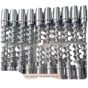 Parafuso de Alimentação Personalizado OEM de Alta Qualidade em Aço Inoxidável com Barril, Peças Usinadas em CNC 304 316 para Extrusora - Product Image 5