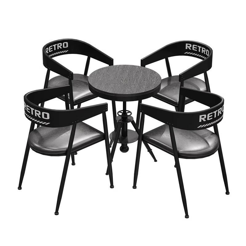 1 table and 4 chairs